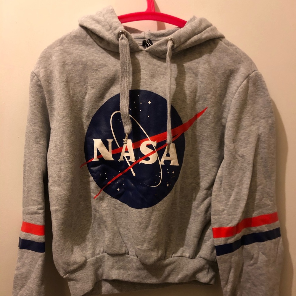 H&M cropped NASA hoodie